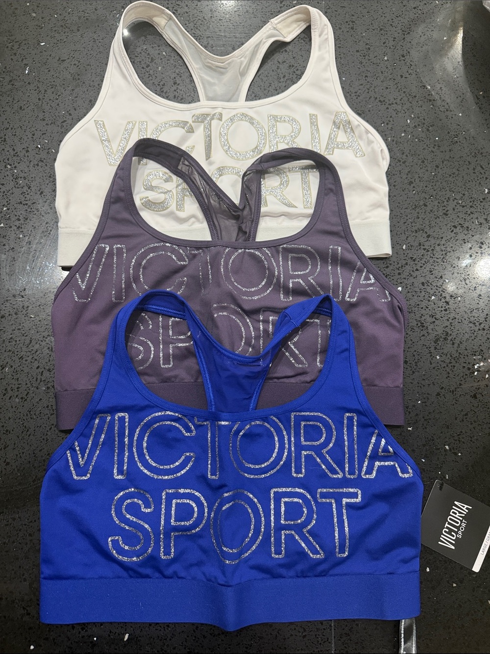 Victoria's Secret Sports Bras - Royal Blue, Purple, White